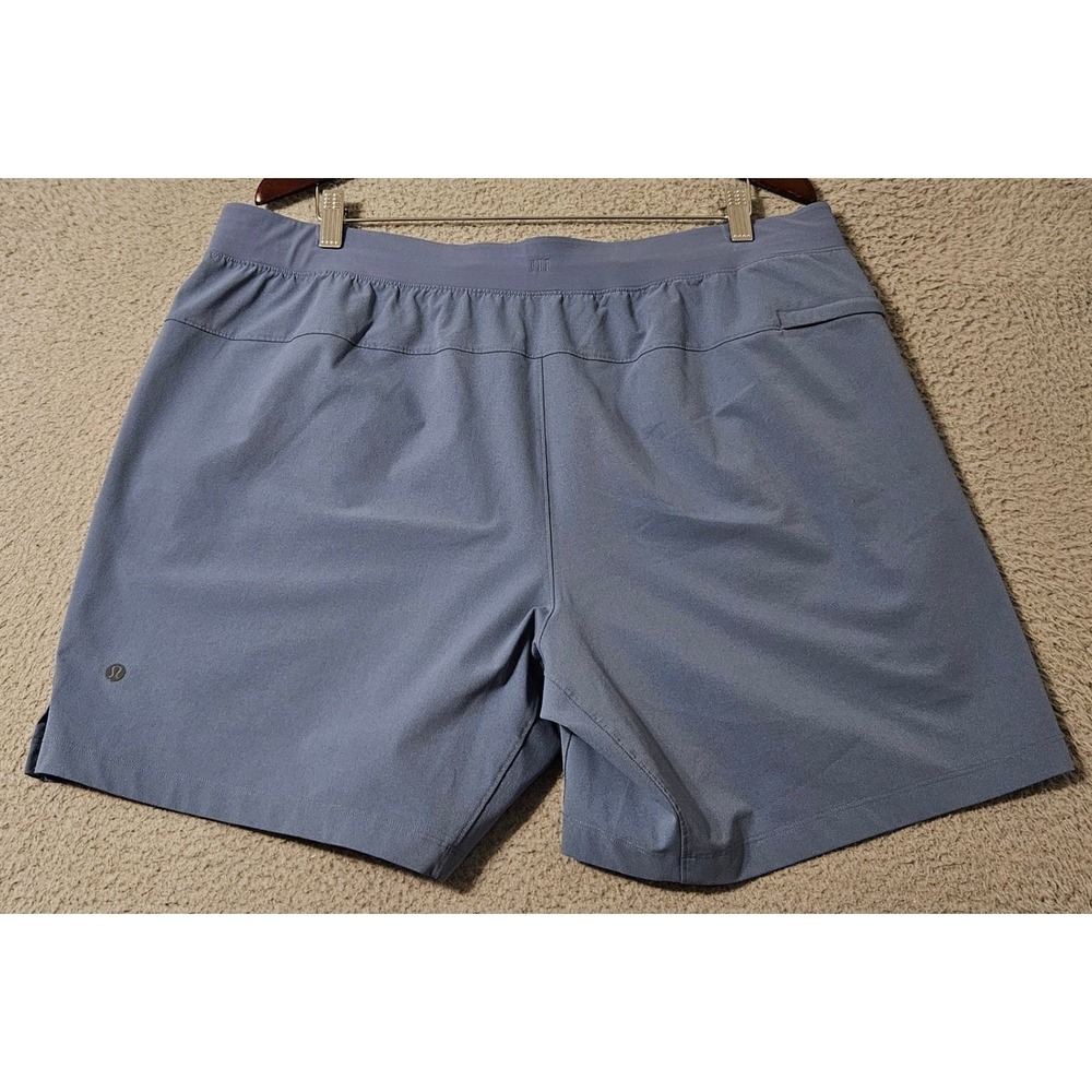 Lululemon Zeroed In Linerless Shorts 7" Blue Men's Size 2XL XXL M7BJ0S - Picture 2 of 7
